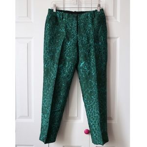 J. Crew Collection Leopard Jacquard Pant